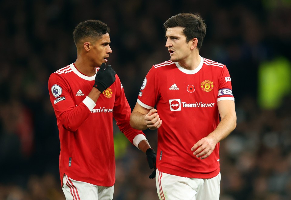 Raphael Varane and Harry Maguire earn more than Martinez