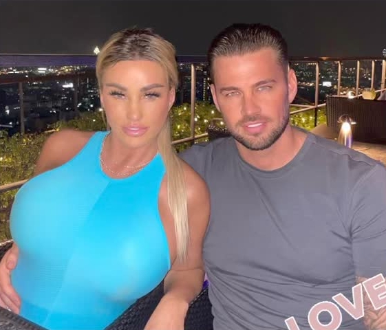 Katie Price's fiancé had the offending post removed by Instagram