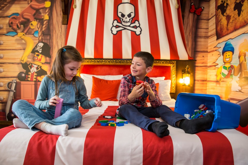 Overnight stays at Legoland are available from £216 for a family of four, working out at just £54 per person