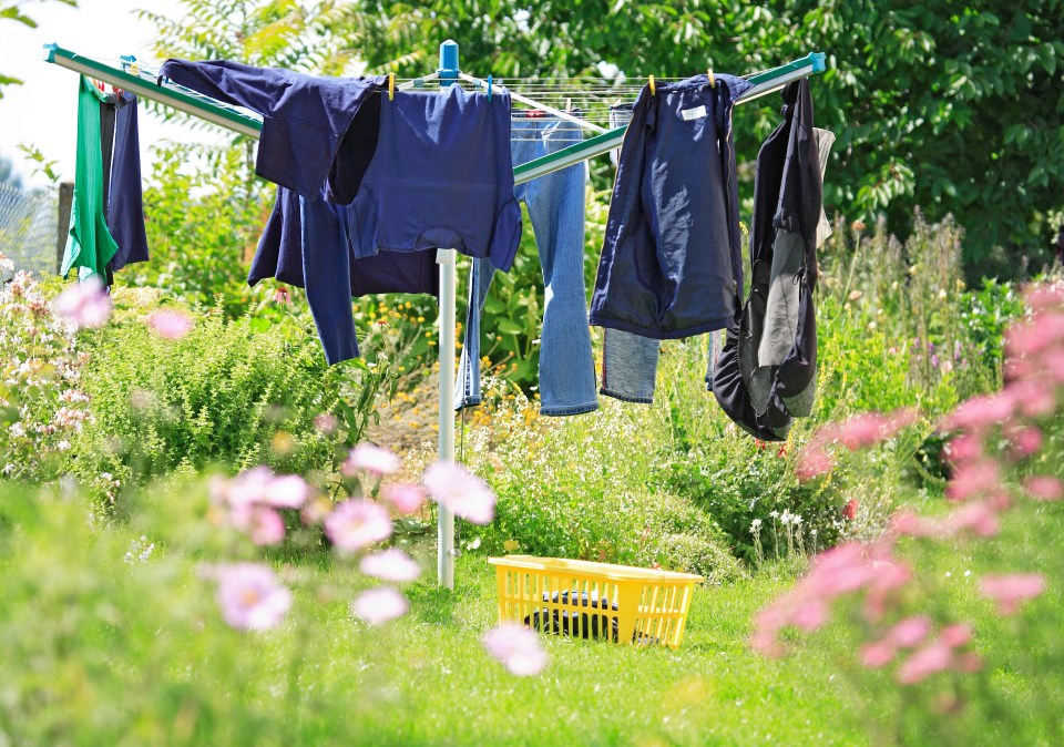 Cleaning fanatics also recommended drying your clothes outside