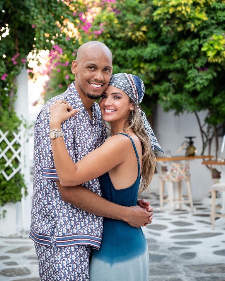 Liverpool star Fabinho has asked his wife to be careful of what she posts