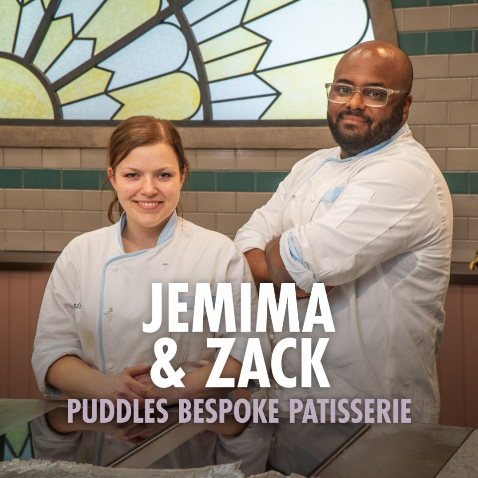 Bake Off: The Professionals Jemima and Zack