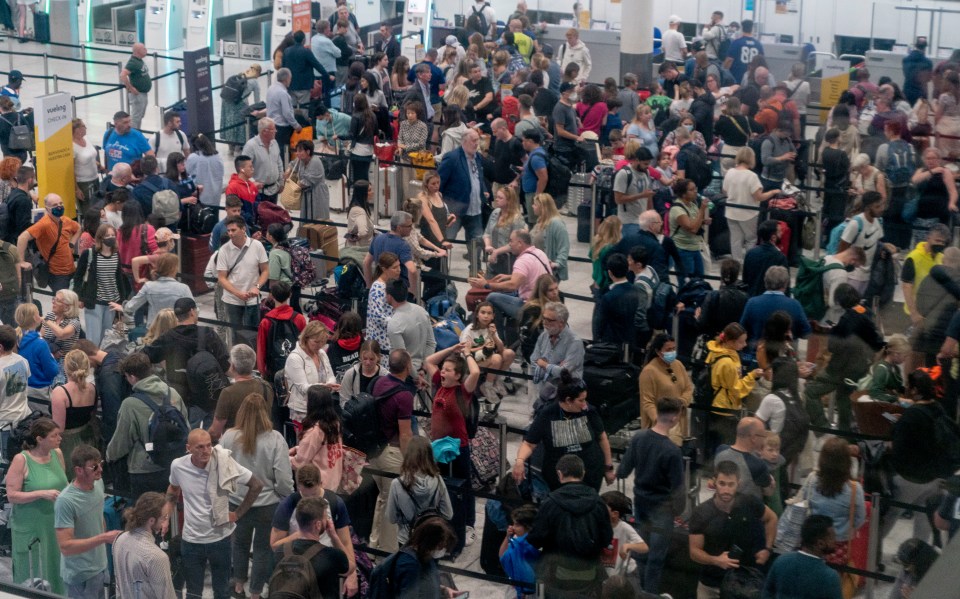 Problems at Gatwick first began during the half-term