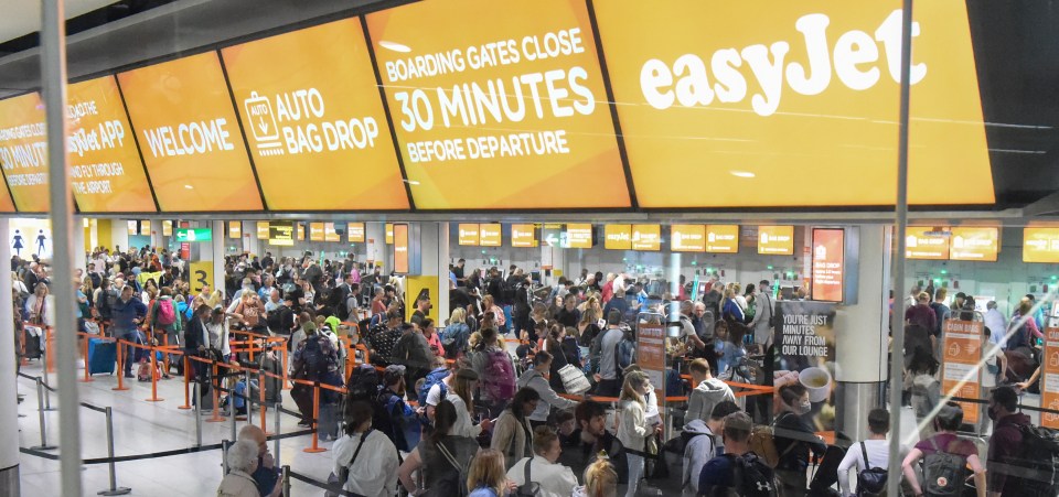 Customers at Gatwick reportedly fainted amid long delays during today's heatwave