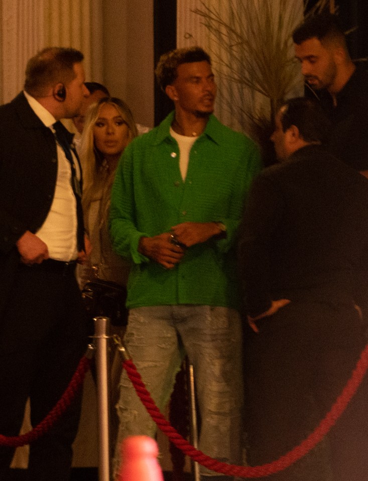 They were joined at the nightclub by Dele Alli and Frankie's sister Demi