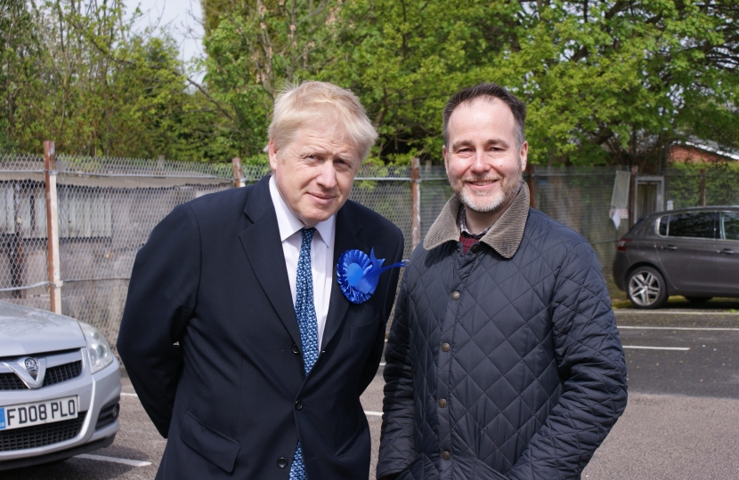 Christopher Pincher MP Pictured with Boris Johnson