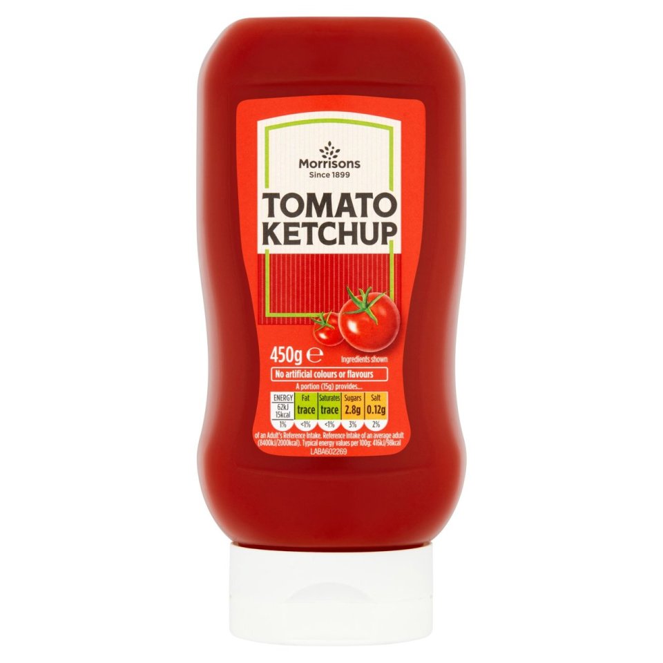 Morrisons' ketchup is definitely the closest to Heinz in taste