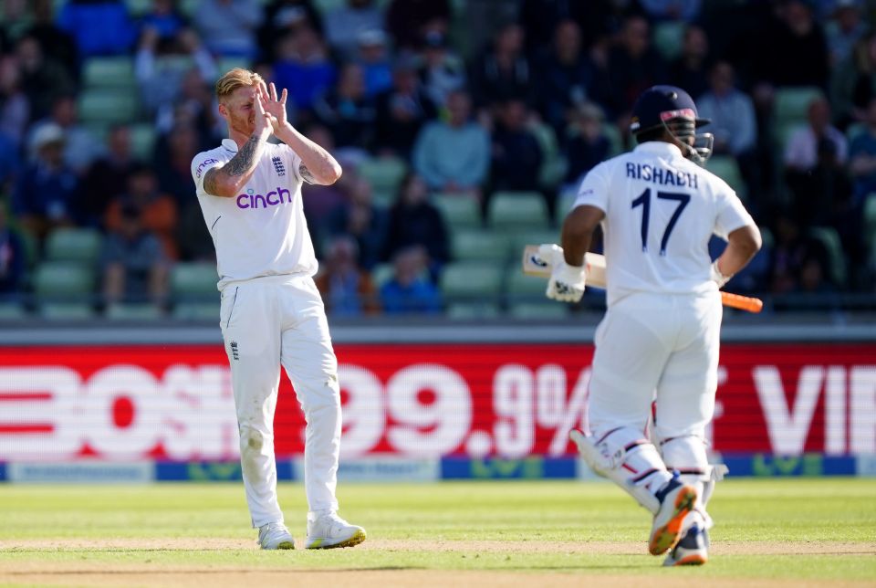 It was a frustrating day for England captain Ben Stokes