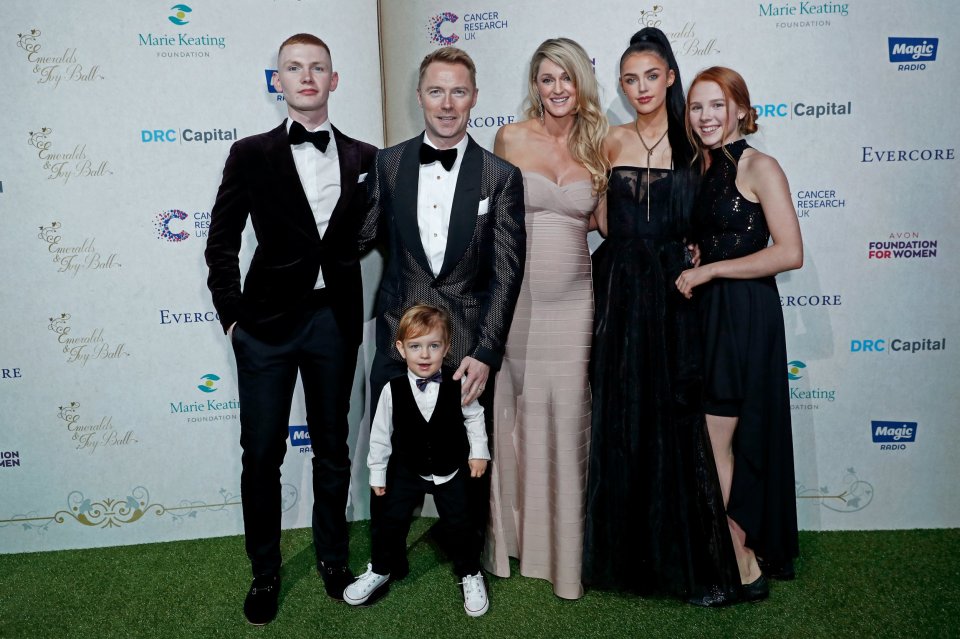 Ronan Keating has five children across two separate marriages