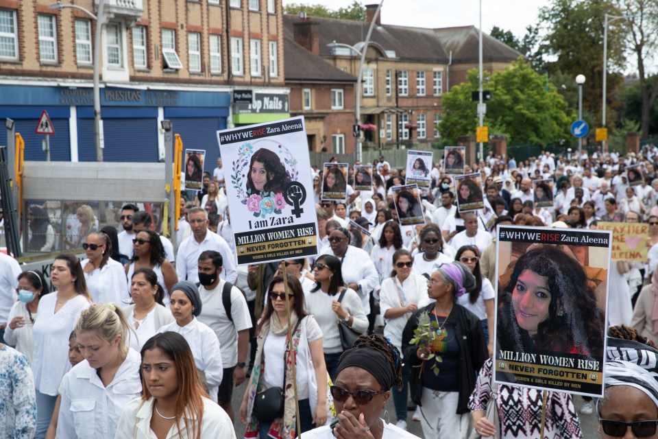 A vigil is being held for Zara Aleena today