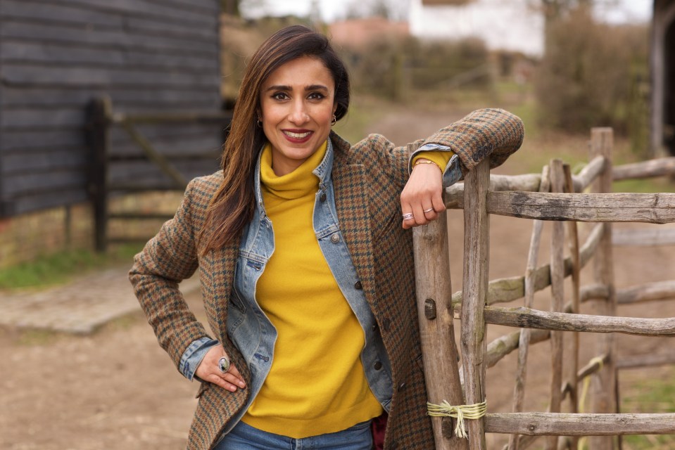 Presenter Anita Rani on Countryfile