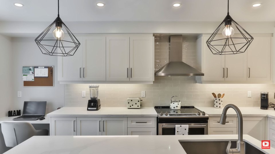 Add lights under kitchen cabinets for a posh look