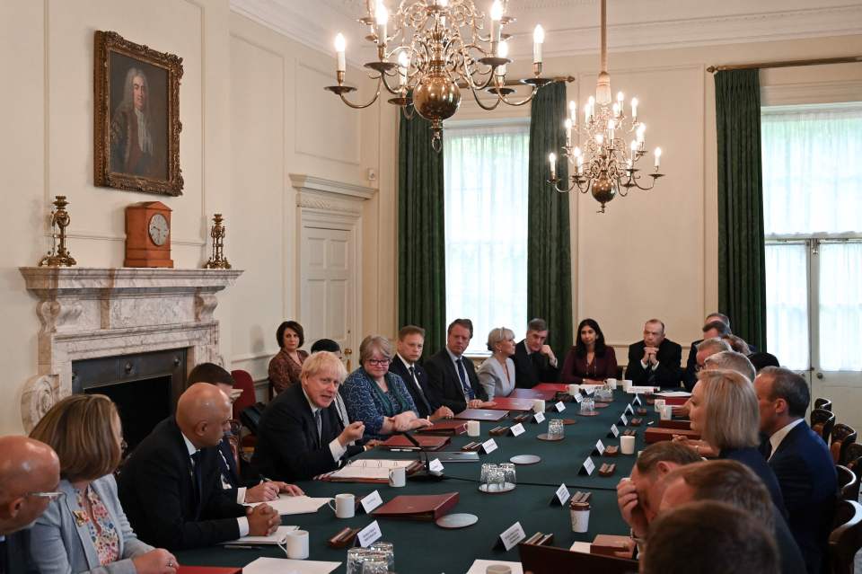 PM speaks at the start of yesterday’s Cabinet meeting