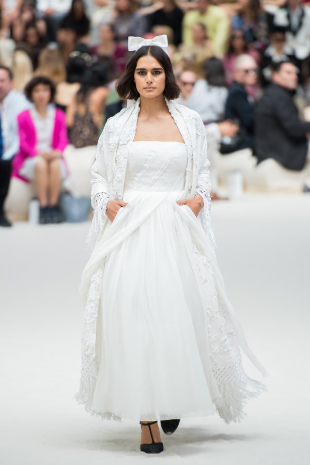 Jill Kortleve wore Chanel’s coveted bridal dress in Paris