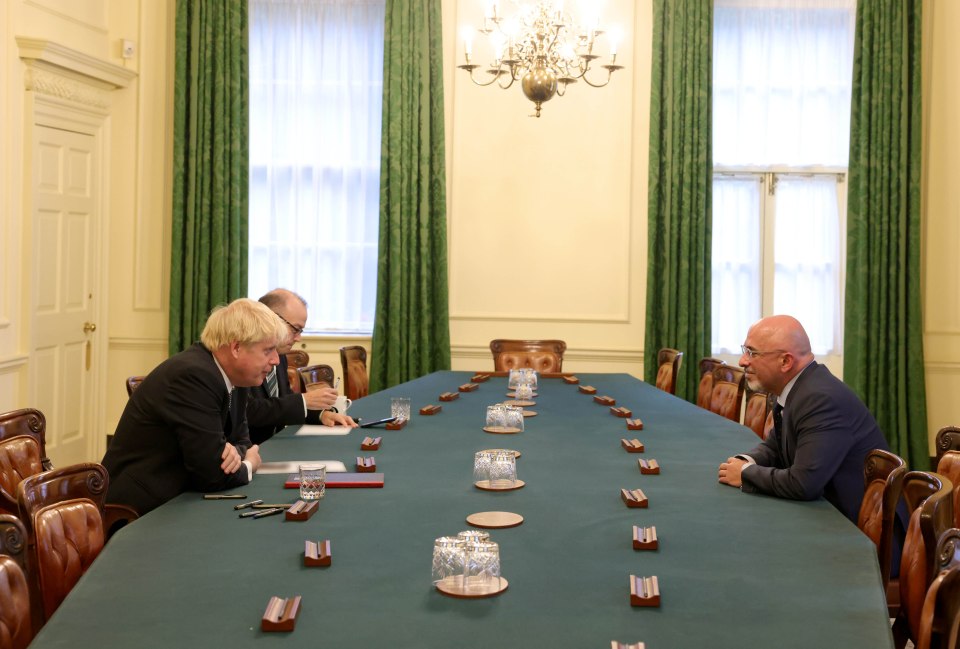 Boris Johnson appoints new members of the Cabinet at Downing Street tonight