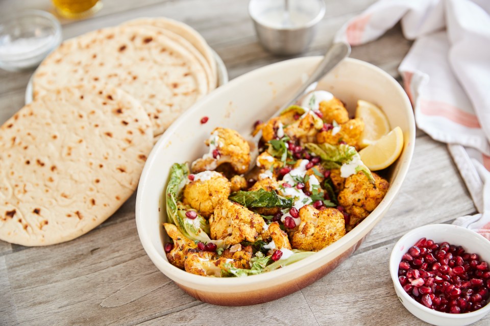 Spiced cauliflower salad