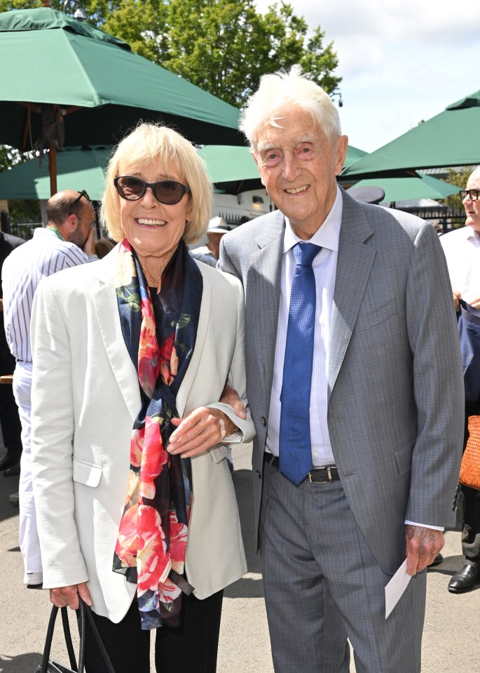 Michael Parkinson and wife Mary enjoyed their day out