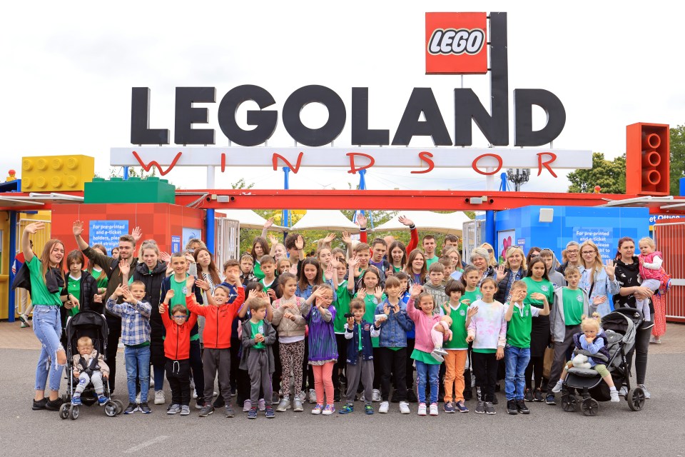 Summer fun  - a day out at Legoland, Windsor for the Dnipro Kids