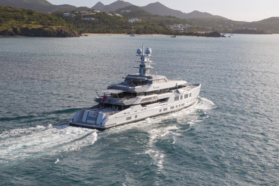 Superyacht Elysian cost around £68m