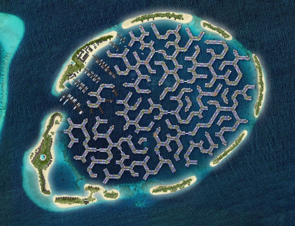 The Maldives Floating City will have 5,000 houses