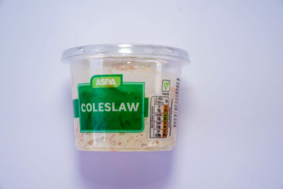 Asda's coleslaw is our favourite