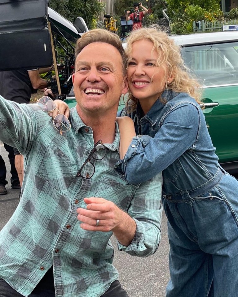 The pair shot their final scenes earlier in 2022