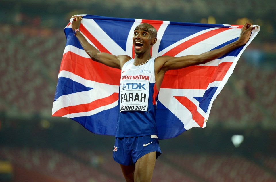 Mo Farah won four Olympic gold medals for Team GB