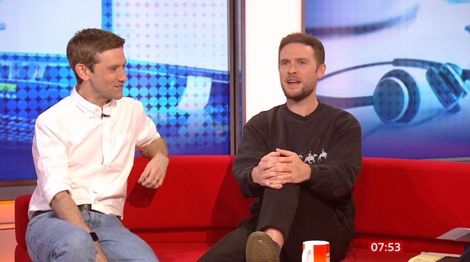 Iain De Caestecker and Nick Leather appeared on BBC Breakfast to promote The Control Room