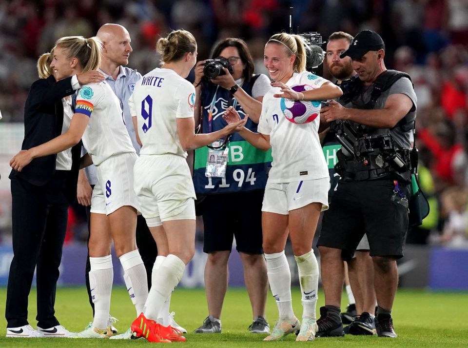 Beth Mead bagged a hat-trick on an incredible night for England against Norway