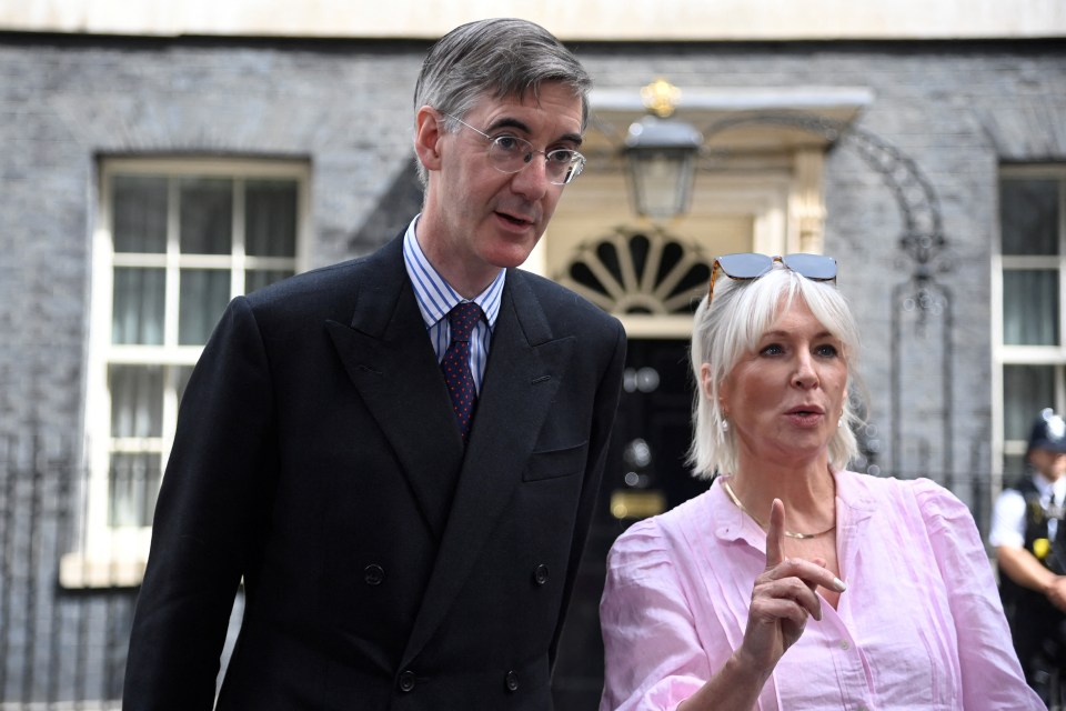 Jacob Rees-Mogg and Nadine Dorries came out for Liz Truss this morning