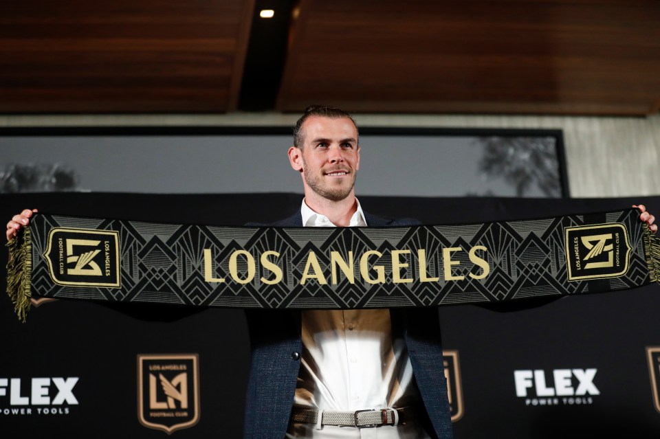 Bale was unveiled as an LAFC player this week