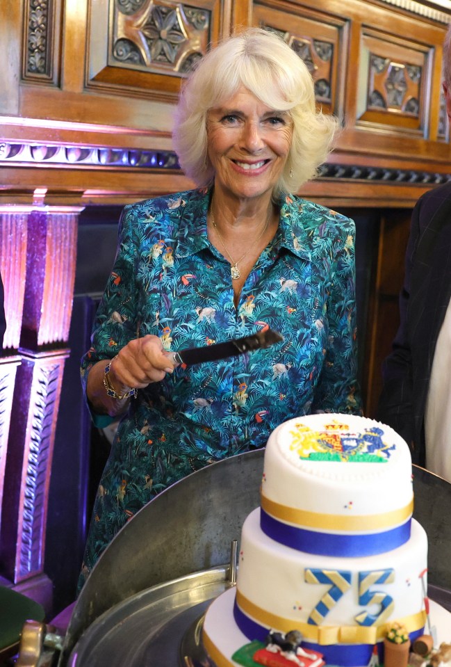 Camilla appeared to poke fun at wokery at a do to mark her 75th birthday