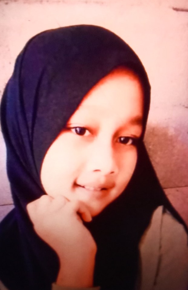 Intan Maria Sari, 14, was fatally attacked by a crocodile on Saturday