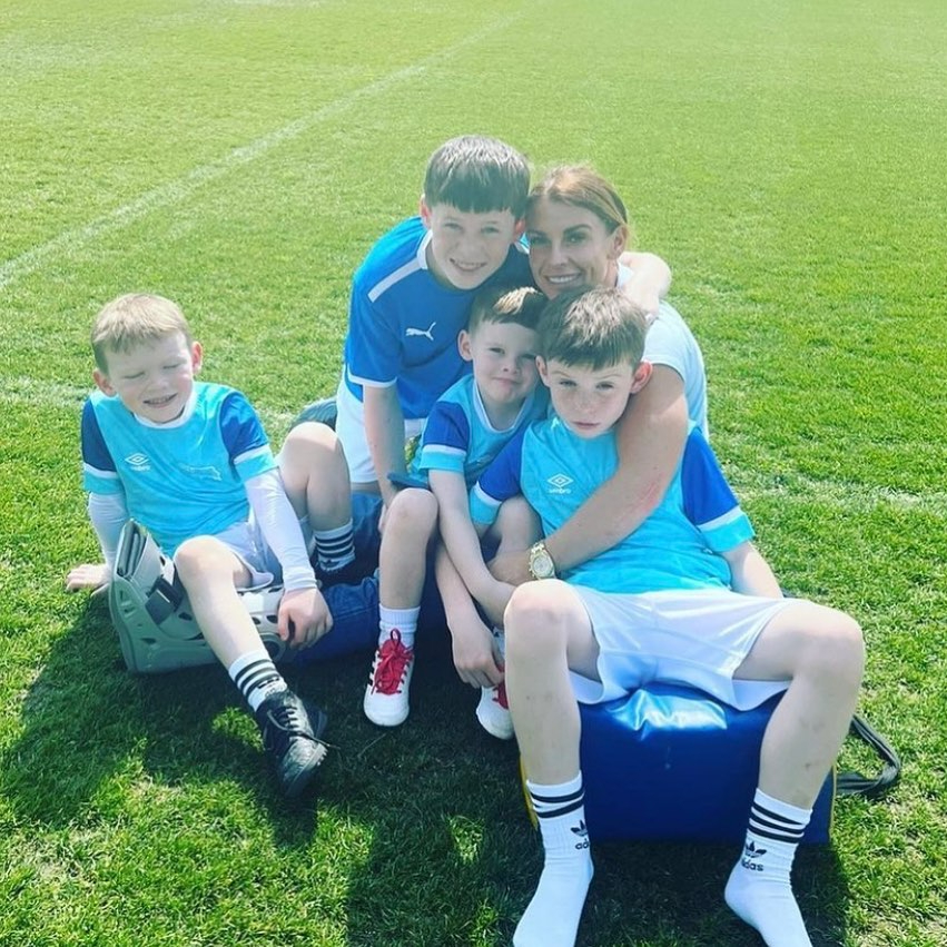 Wife Coleen and their four kids will not be joining Rooney in the US