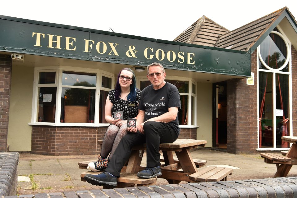 Ana-Florence Hale-Askew and partner Alex Savage have taken over the management of the Fox and Goose Pub and have banned swearing