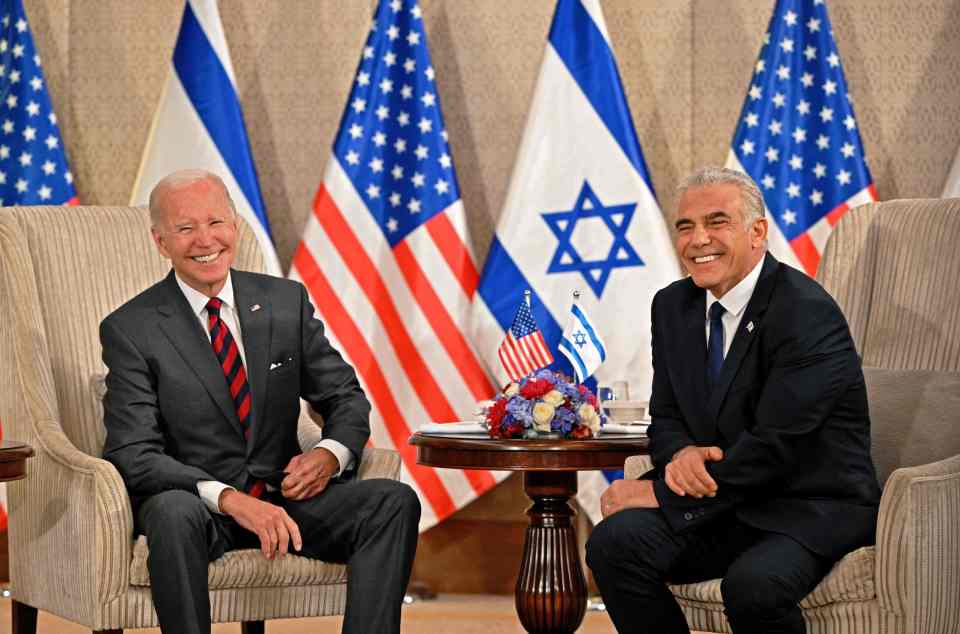 Joe Biden met with Israel's PM Yair Lapid this week