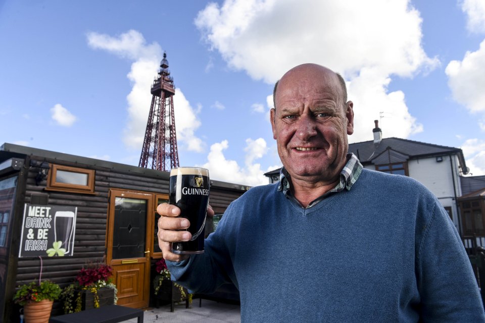 Doug Smith also has a pub shed on his property