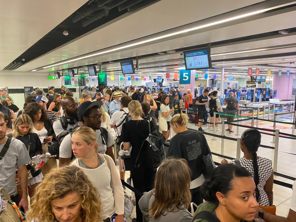 There have been chaotic scenes at the UK's third-busiest airport for weeks