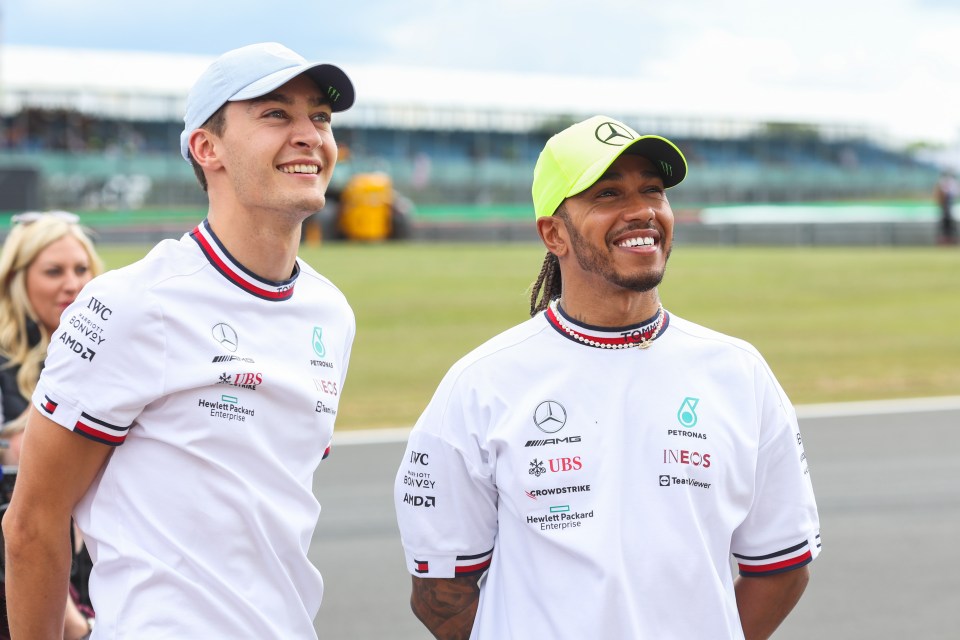 The Mercedes pair of Hamilton and Russell have had to endure an underperforming car this season