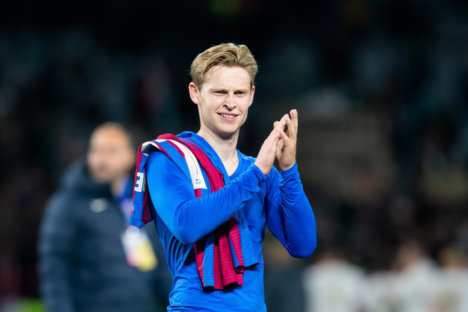 Frenkie de Jong has travelled on Barcelona's pre-season tour