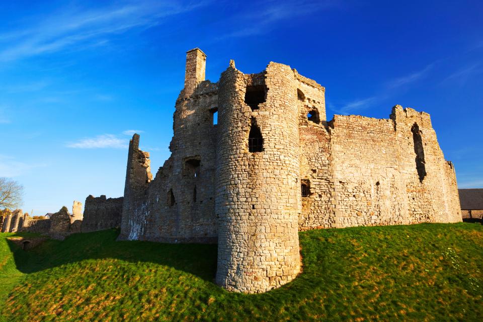 The mediaeval ruins of Coity castle which are free to explore