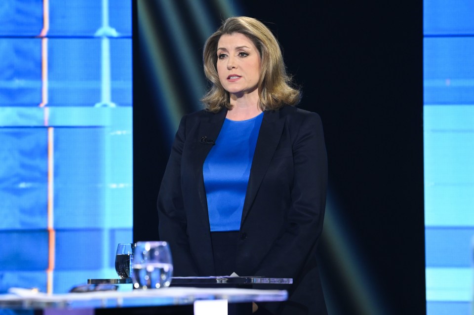 Penny Mordaunt is fighting to cling on to second place