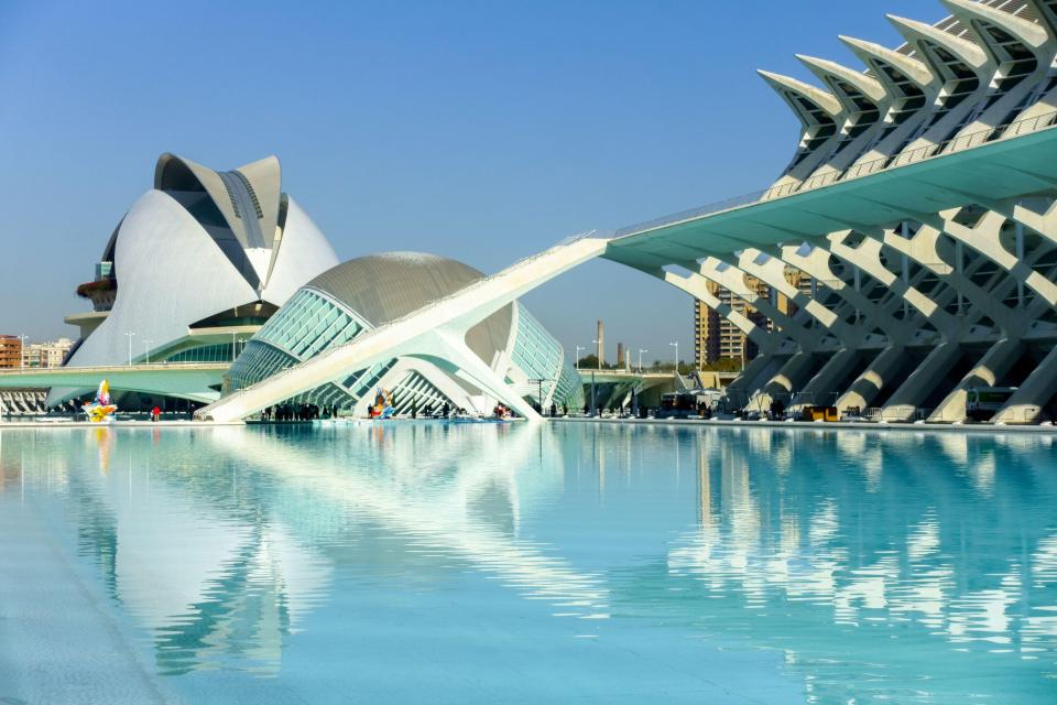 Star of the show is the City Of Arts And Sciences — a £760million spaceship-like mega-complex