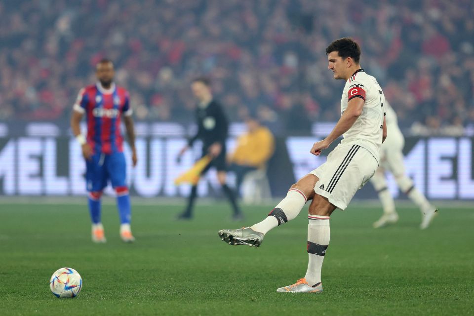 Harry Maguire was booed by fans during Manchester United's pre-season clash against Crystal Palace