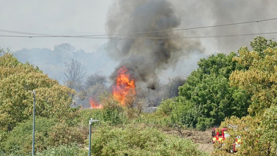 A fire has also broken out in Dartford