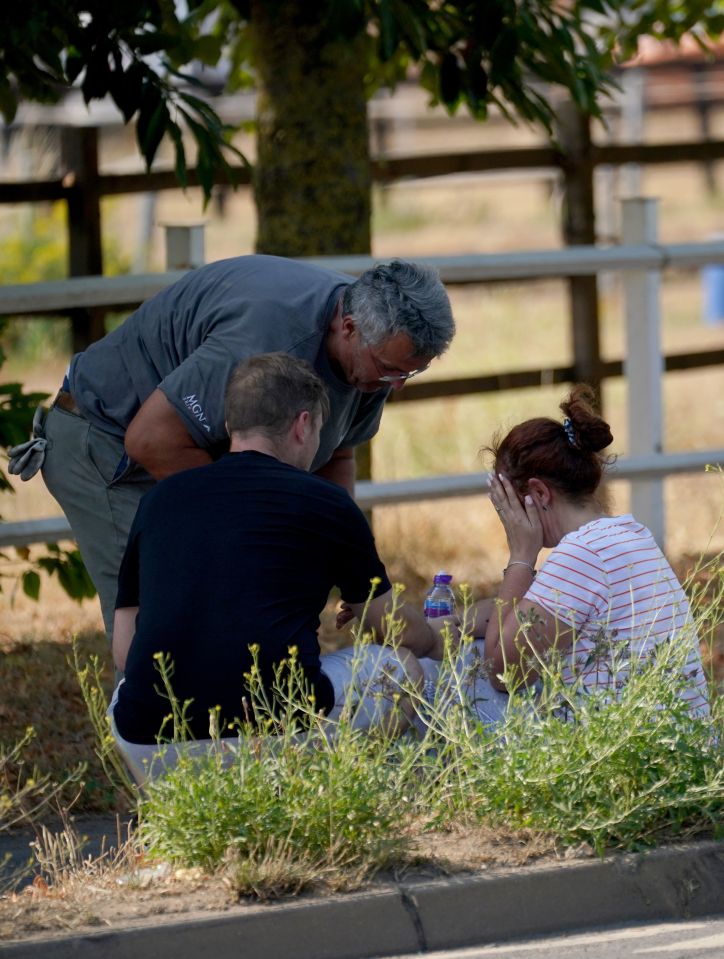 A firefighter described the scene in Wennington, Essex, as 'absolute hell'