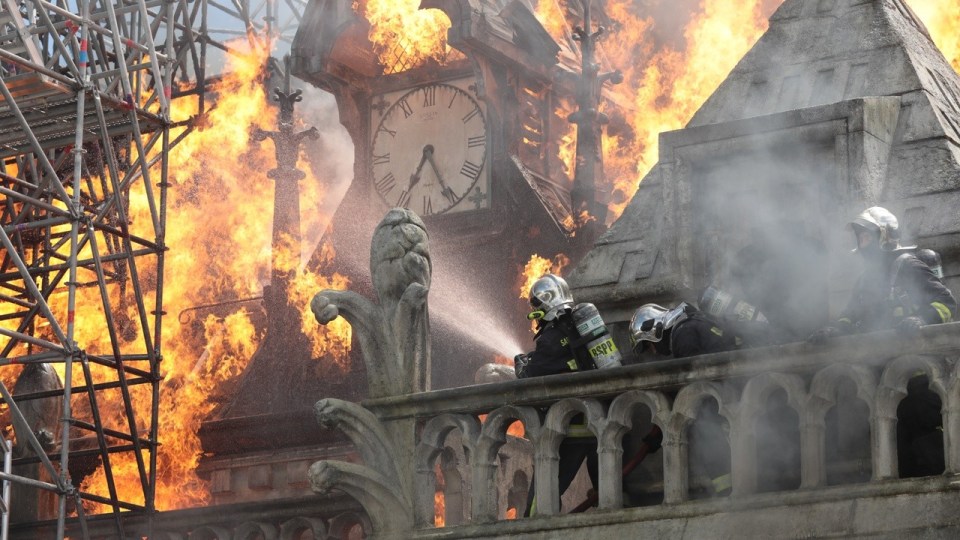 Using real-life footage cut with impressive reconstructions of Notre Dame cathedral isn't quite enough for action