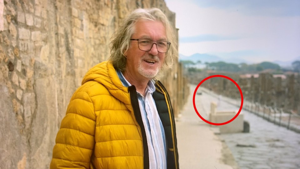 James May fans spot "ghost" behind the presenter