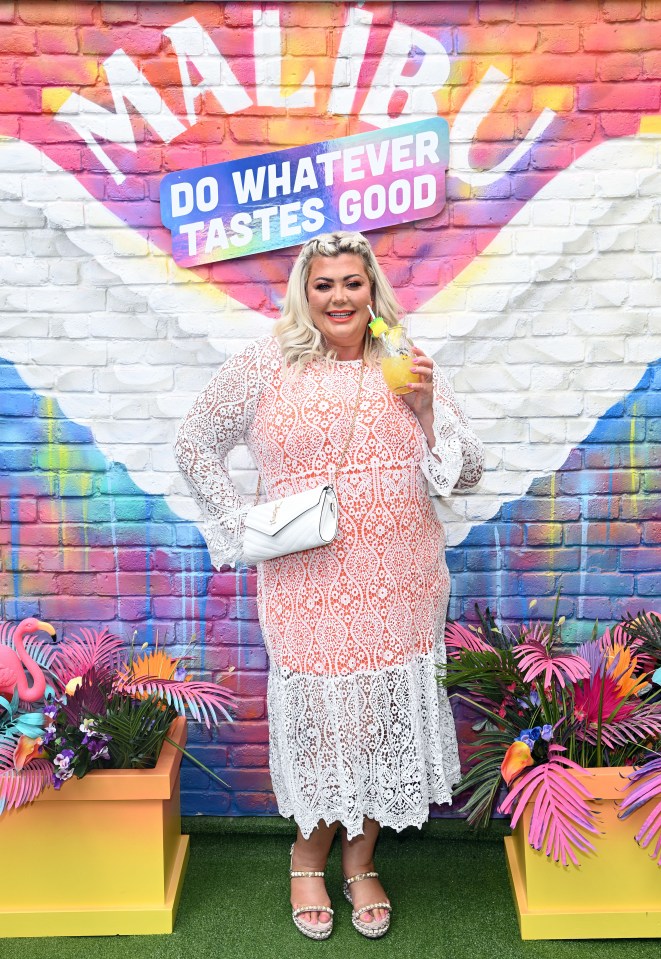 Gemma Collins showed off her three-stone weight loss in a cute crochet dress