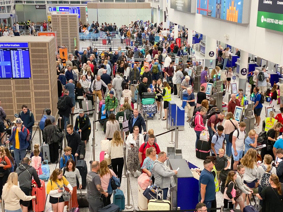 Passengers piled into Bristol Airport first thing, with queues building before 4.30am